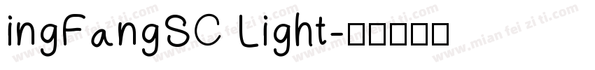 ingFangSC Light字体转换